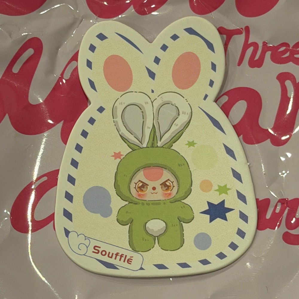 Baby Three Petit Macaron Cute Bunny Plush Pendant - Picture 15 of 16